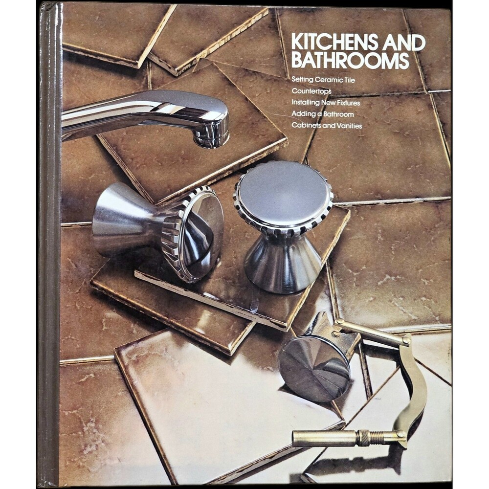 Time-Life Books KITCHENS AND BATHROOMS Vintage Hardcover Book Home Improvement